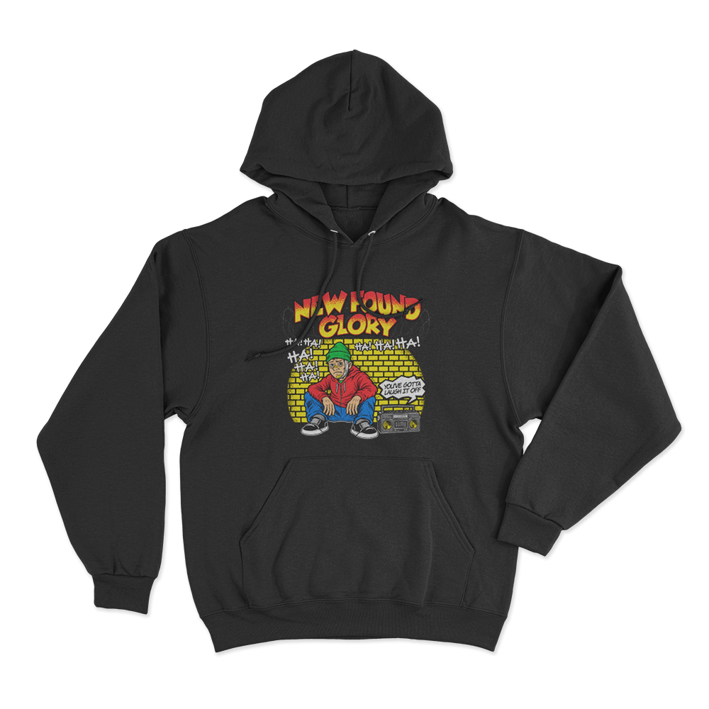 New Found Glory Laugh It Off Unisex Hoodie Black New Found Glory Laugh It Off Unisex Hoodie Black