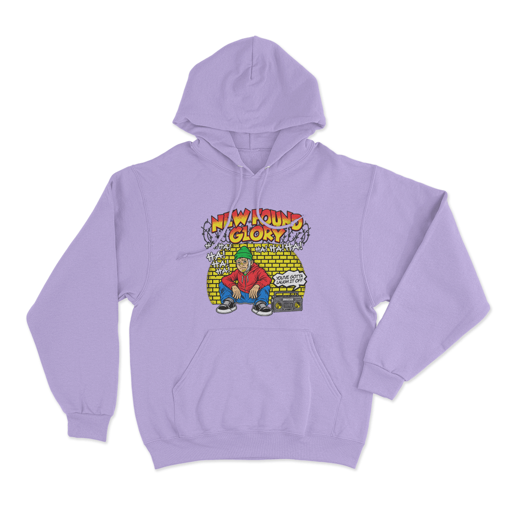 New Found Glory Laugh It Off Unisex Hoodie Purple New Found Glory Laugh It Off Unisex Hoodie Purple