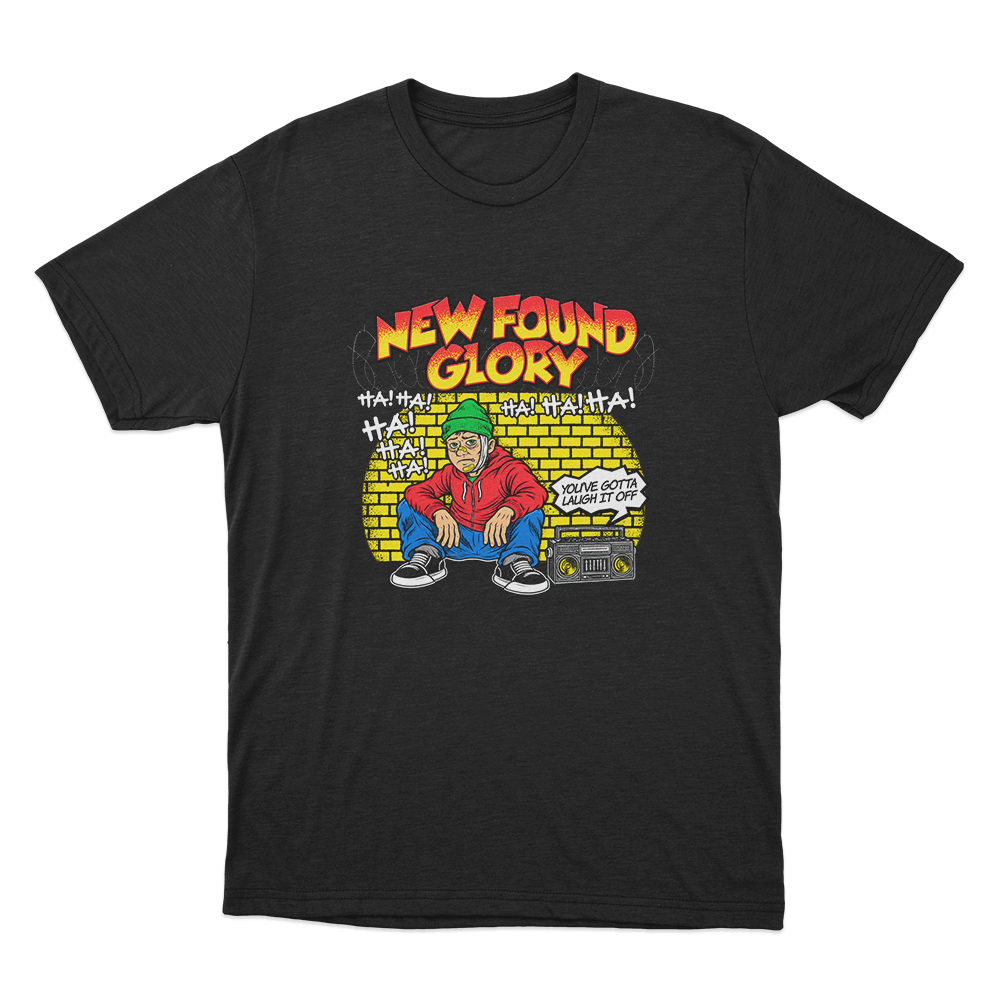 New Found Glory Laugh It Off Unisex T Shirt Black New Found Glory Laugh It Off Unisex T Shirt Black 1