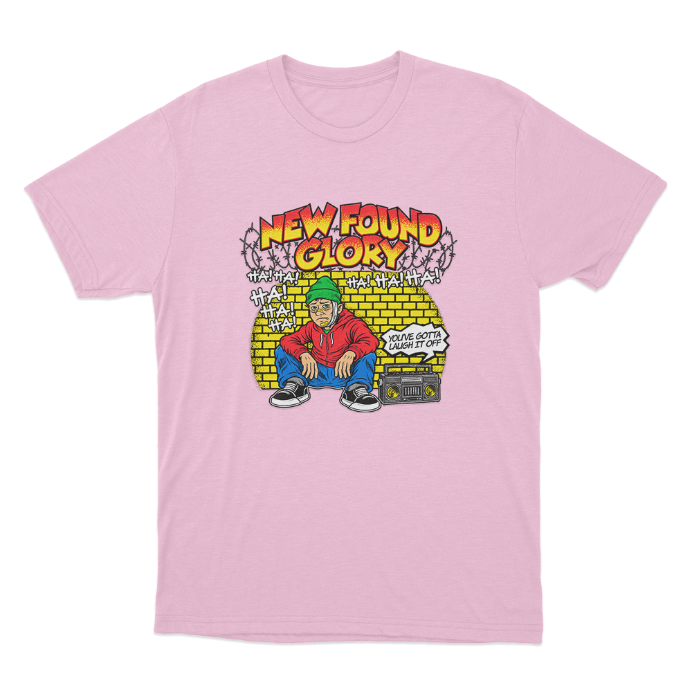 New Found Glory Laugh It Off Unisex T Shirt Pink New Found Glory Laugh It Off Unisex T Shirt Pink 1