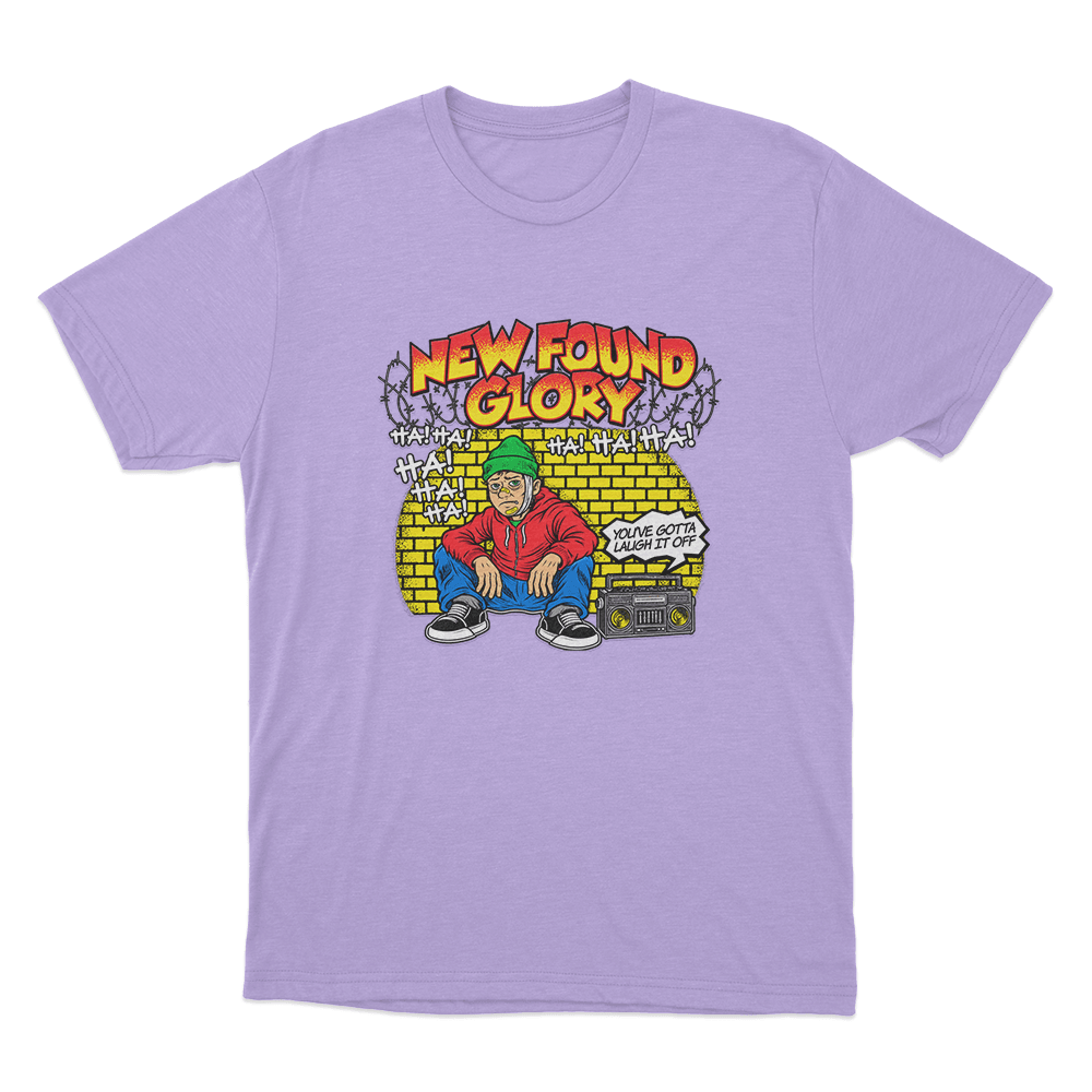 New Found Glory Laugh It Off Unisex T Shirt Purple New Found Glory Laugh It Off Unisex T Shirt Purple 1