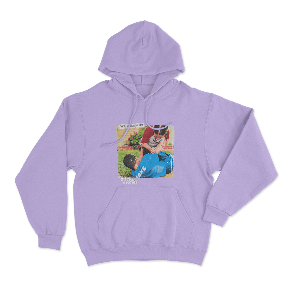Sticks And Stones Album Cover Unisex Hoodie Purple Sticks And Stones Album Cover Unisex Hoodie Purple