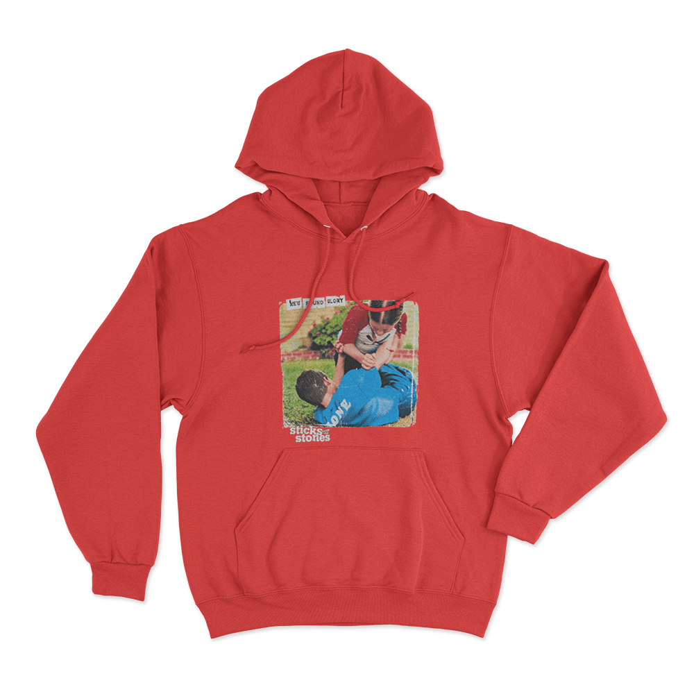 Sticks And Stones Album Cover Unisex Hoodie Red Sticks And Stones Album Cover Unisex Hoodie Red