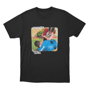 Sticks And Stones Album Cover Unisex T Shirt Black