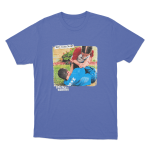 Sticks And Stones Album Cover Unisex T Shirt Blue